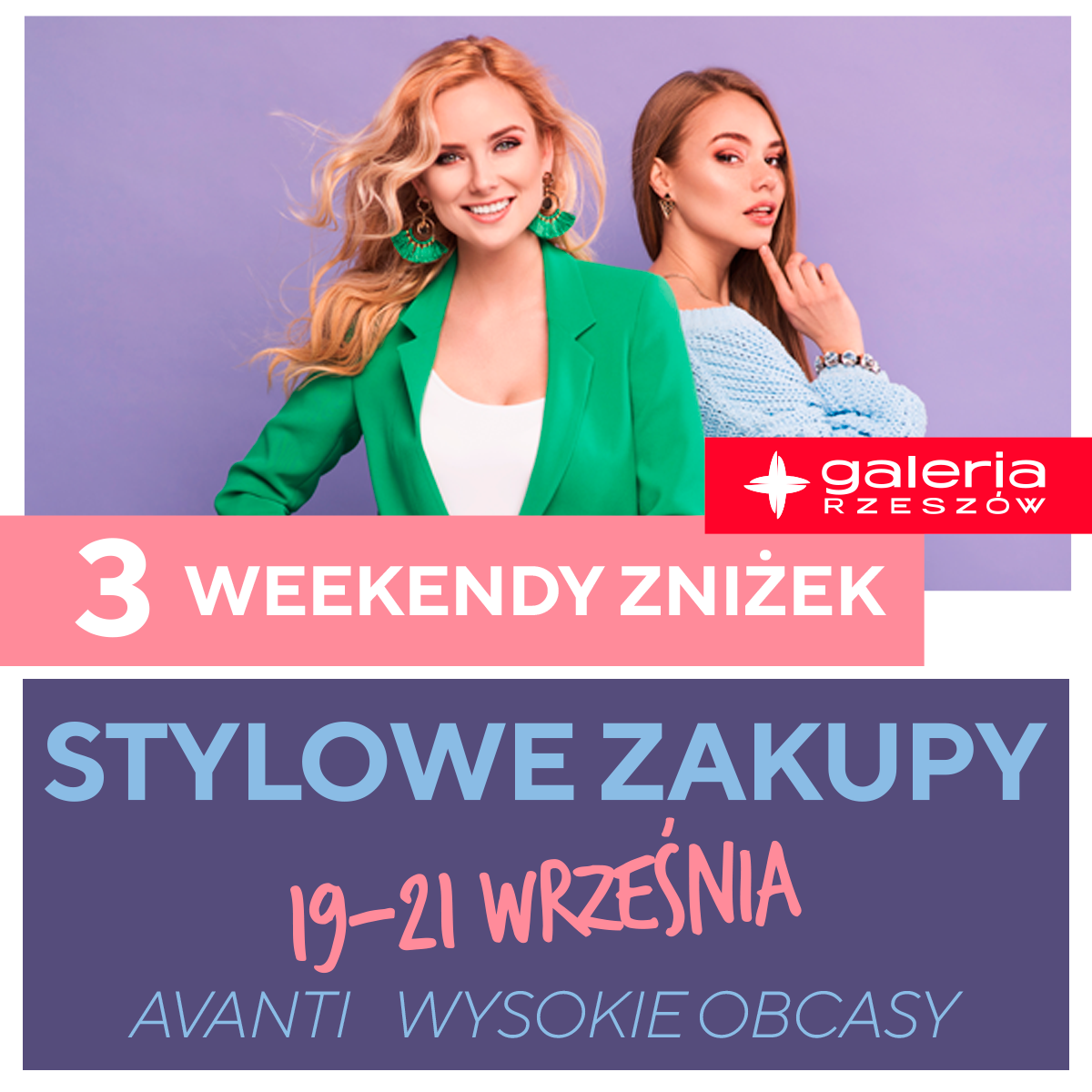 Weekend Zniżek 19 – 21 września w Galeria Rzeszów