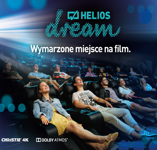 Helios w Galerii Rzeszów z salą Dream!