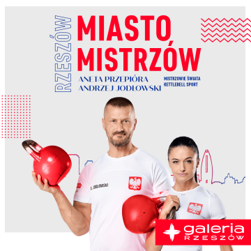 Aneta Przepióra, Andrzej Jodłowski i Galeria Rzeszów we wspólnym projekcie MIASTO MISTRZÓW