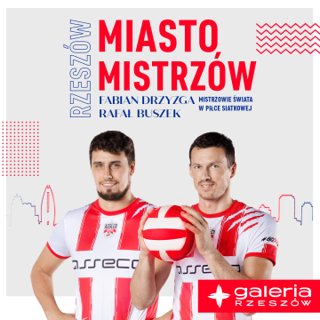 Fabian Drzyzga, Rafał Buszek i Galeria Rzeszów we wspólnym projekcie MIASTO MISTRZÓW