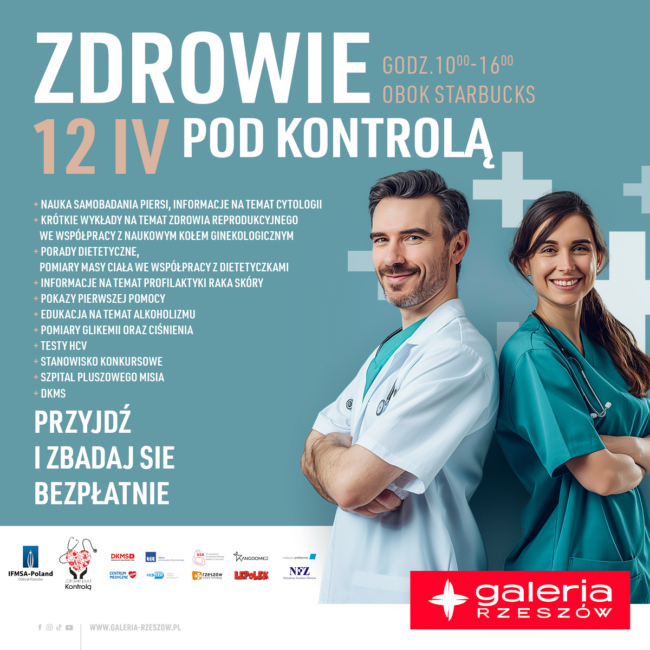 „Zdrowie pod Kontrolą” z Galerią Rzeszów
