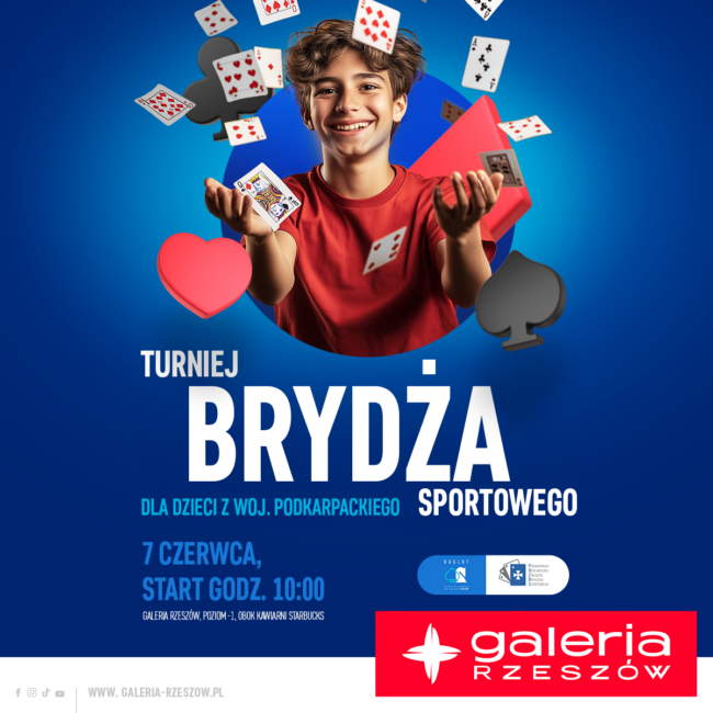 TURNIEJ BRYDŻA SPORTOWEGO w GALERII RZESZÓW