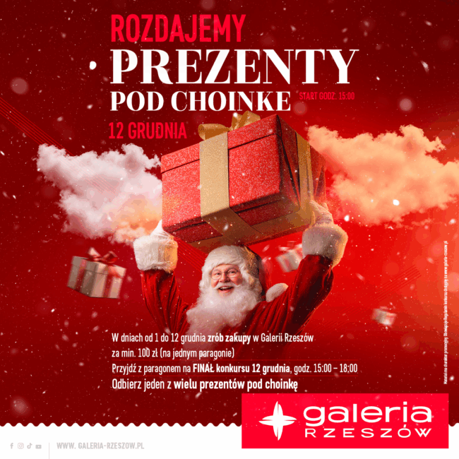 Rozdajemy prezenty pod choinkę!