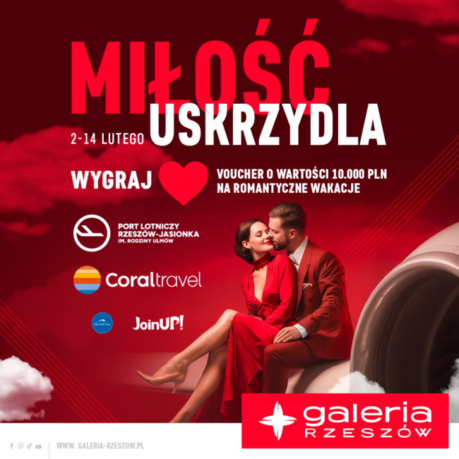 MIŁOŚĆ USKRZYDLA na walentynki